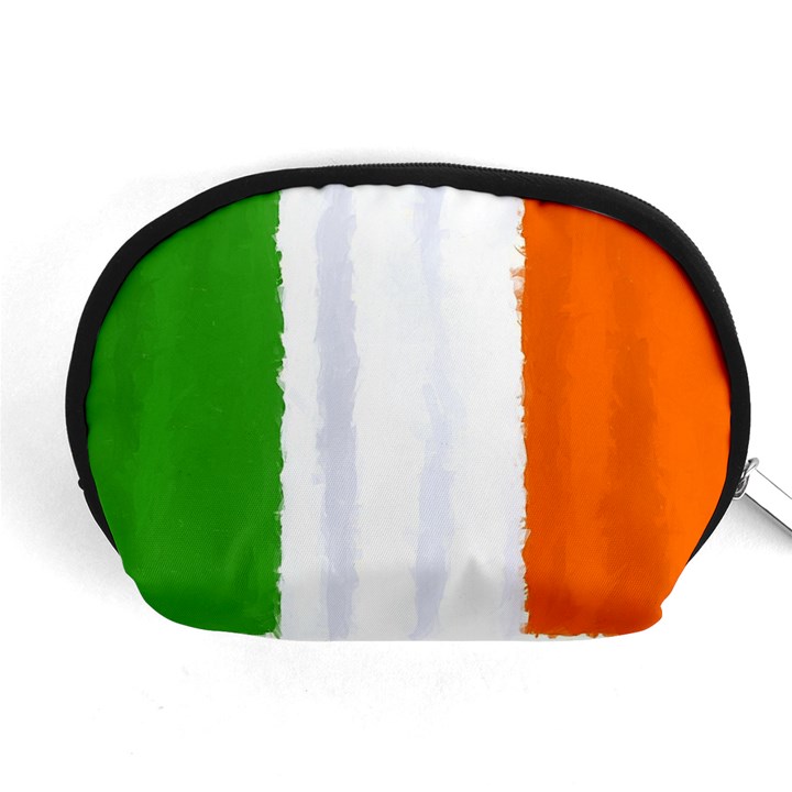 Flag Ireland, banner watercolor painting art Accessory Pouches (Medium) 