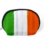 Flag Ireland, banner watercolor painting art Accessory Pouches (Medium)  Back