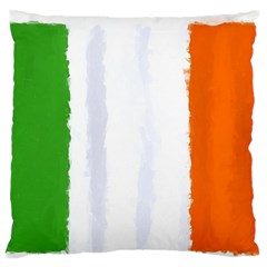 Flag Ireland, Banner Watercolor Painting Art Standard Flano Cushion Case (one Side) by picsaspassion