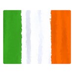 Flag Ireland, banner watercolor painting art Double Sided Flano Blanket (Large)  Blanket Back