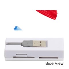 Tricolor Banner Watercolor Painting Art Memory Card Reader (stick)  by picsaspassion