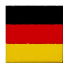 German flag, banner Deutschland, watercolor painting art Tile Coasters