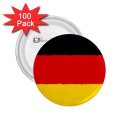 German flag, banner Deutschland, watercolor painting art 2.25  Buttons (100 pack) 