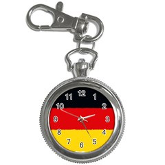 German flag, banner Deutschland, watercolor painting art Key Chain Watches