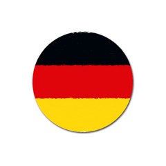 German flag, banner Deutschland, watercolor painting art Magnet 3  (Round)