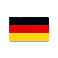 German Flag, Banner Deutschland, Watercolor Painting Art Magnet (name Card) by picsaspassion