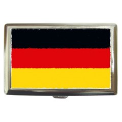 German flag, banner Deutschland, watercolor painting art Cigarette Money Cases