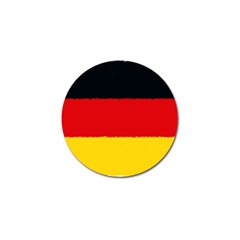 German flag, banner Deutschland, watercolor painting art Golf Ball Marker