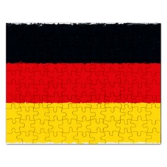 German flag, banner Deutschland, watercolor painting art Rectangular Jigsaw Puzzl