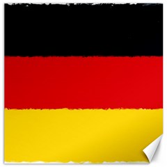 German flag, banner Deutschland, watercolor painting art Canvas 12  x 12  