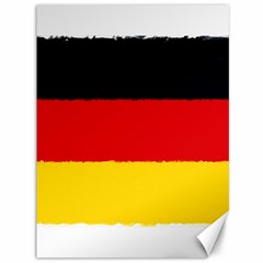 German flag, banner Deutschland, watercolor painting art Canvas 36  x 48  