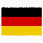 German flag, banner Deutschland, watercolor painting art Large Glasses Cloth (2-Side) Front