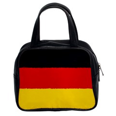 German flag, banner Deutschland, watercolor painting art Classic Handbags (2 Sides)