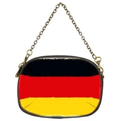 German Flag, Banner Deutschland, Watercolor Painting Art Chain Purses (one Side)  by picsaspassion