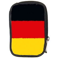 German Flag, Banner Deutschland, Watercolor Painting Art Compact Camera Cases by picsaspassion