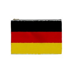 German Flag, Banner Deutschland, Watercolor Painting Art Cosmetic Bag (medium)  by picsaspassion