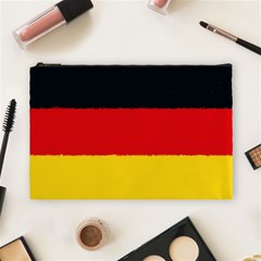 German Flag, Banner Deutschland, Watercolor Painting Art Cosmetic Bag (large)  by picsaspassion