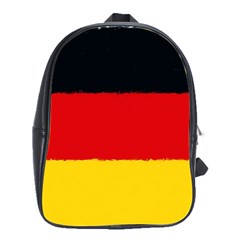 German flag, banner Deutschland, watercolor painting art School Bag (Large)