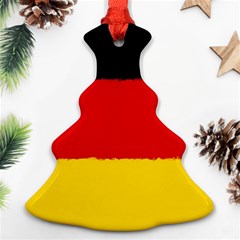 German flag, banner Deutschland, watercolor painting art Ornament (Christmas Tree) 