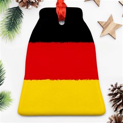 German Flag, Banner Deutschland, Watercolor Painting Art Ornament (bell) by picsaspassion