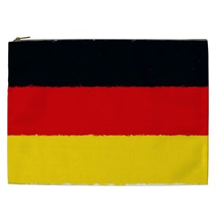 German Flag, Banner Deutschland, Watercolor Painting Art Cosmetic Bag (xxl)  by picsaspassion