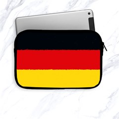 German Flag, Banner Deutschland, Watercolor Painting Art Apple Ipad Mini Zipper Cases by picsaspassion