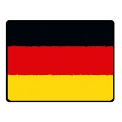 German flag, banner Deutschland, watercolor painting art Double Sided Fleece Blanket (Small) 