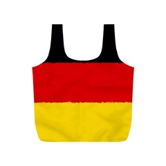 German Flag, Banner Deutschland, Watercolor Painting Art Full Print Recycle Bags (s)  by picsaspassion