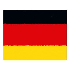 German flag, banner Deutschland, watercolor painting art Double Sided Flano Blanket (Large) 