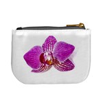 Lilac Phalaenopsis Aquarel  watercolor art painting Mini Coin Purses Back