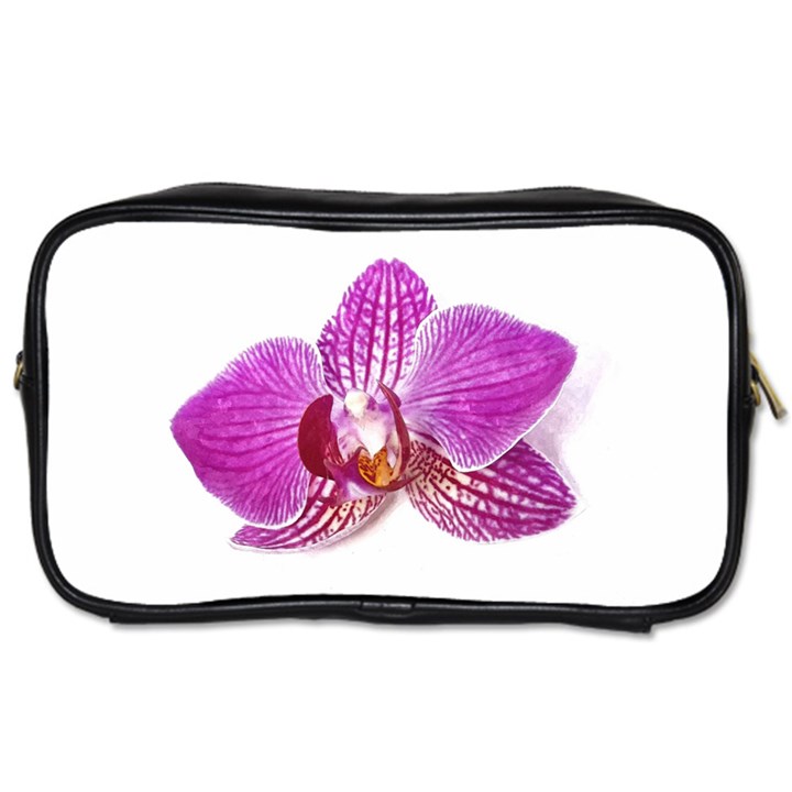 Lilac Phalaenopsis Aquarel  watercolor art painting Toiletries Bags