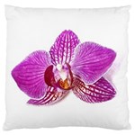 Lilac Phalaenopsis Aquarel  watercolor art painting Large Flano Cushion Case (Two Sides) Front