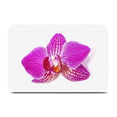 Lilac Phalaenopsis Flower, Floral Oil Painting Art Plate Mats by picsaspassion