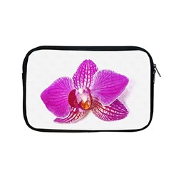 Lilac Phalaenopsis Flower, Floral Oil Painting Art Apple Macbook Pro 13  Zipper Case by picsaspassion