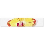 Phalaenopsis Yellow flower, floral oil painting art Small Flano Scarf Front