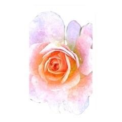 Pink Rose Flower, Floral Watercolor Aquarel Painting Art Memory Card Reader by picsaspassion