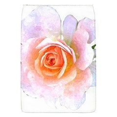 Pink Rose Flower, Floral Watercolor Aquarel Painting Art Flap Covers (s)  by picsaspassion