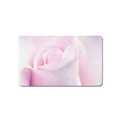 Rose Pink Flower, Floral Aquarel - Watercolor Painting Art Magnet (name Card) by picsaspassion