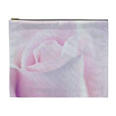 Rose Pink Flower, Floral Aquarel - Watercolor Painting Art Cosmetic Bag (xl) by picsaspassion