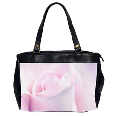 Rose Pink Flower, Floral Aquarel - Watercolor Painting Art Office Handbags (2 Sides)  by picsaspassion