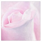 Rose pink flower, floral Aquarel - watercolor painting art Large Satin Scarf (Square) Front