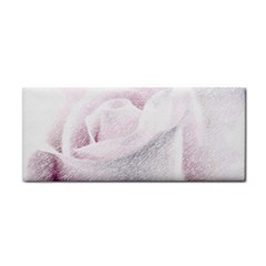 Rose Pink Flower  Floral Pencil Drawing Art Cosmetic Storage Cases by picsaspassion