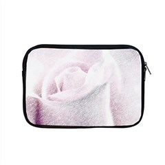 Rose Pink Flower  Floral Pencil Drawing Art Apple Macbook Pro 15  Zipper Case