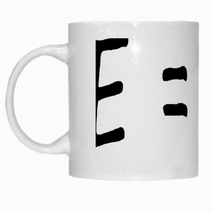 E=mc2 gravity formula physics White Mugs