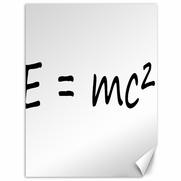 E=mc2 gravity formula physics Canvas 36  x 48  