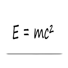 E=mc2 Gravity Formula Physics Plate Mats by picsaspassion