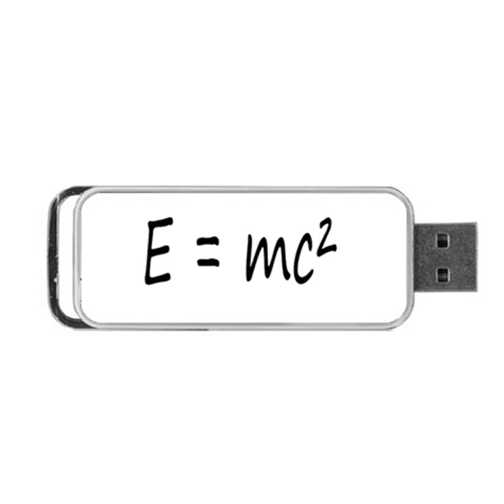 E=mc2 gravity formula physics Portable USB Flash (One Side)