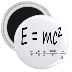 E=mc2 Formula Physics Relativity 3  Magnets by picsaspassion