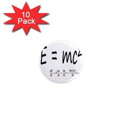 E=mc2 Formula Physics Relativity 1  Mini Magnet (10 Pack)  by picsaspassion