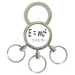 E=mc2 Formula Physics Relativity 3-ring Key Chains by picsaspassion